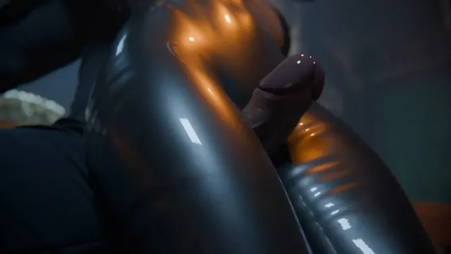 Between Bela's thighs