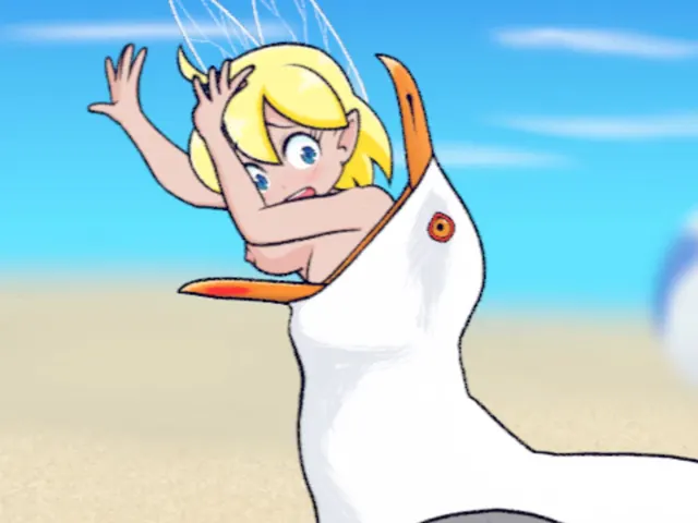 {Video} OC, Fairy snatched up on the beach by a gull