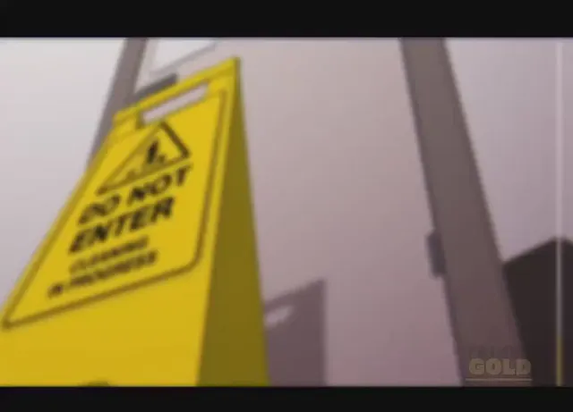 A public bathroom out of order is like an invitation for pervy couples