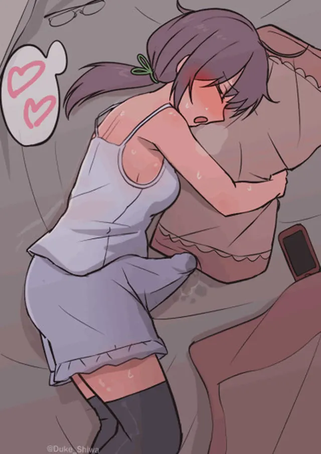 She loves her pillow