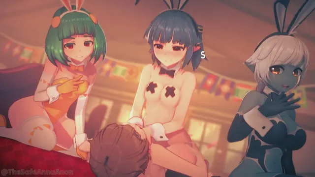 Teamed up on by the girls